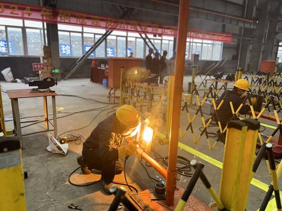 公司舉辦電焊工、電工技術(shù)比武