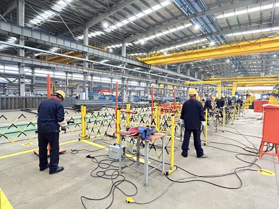 公司舉辦電焊工、電工技術(shù)比武